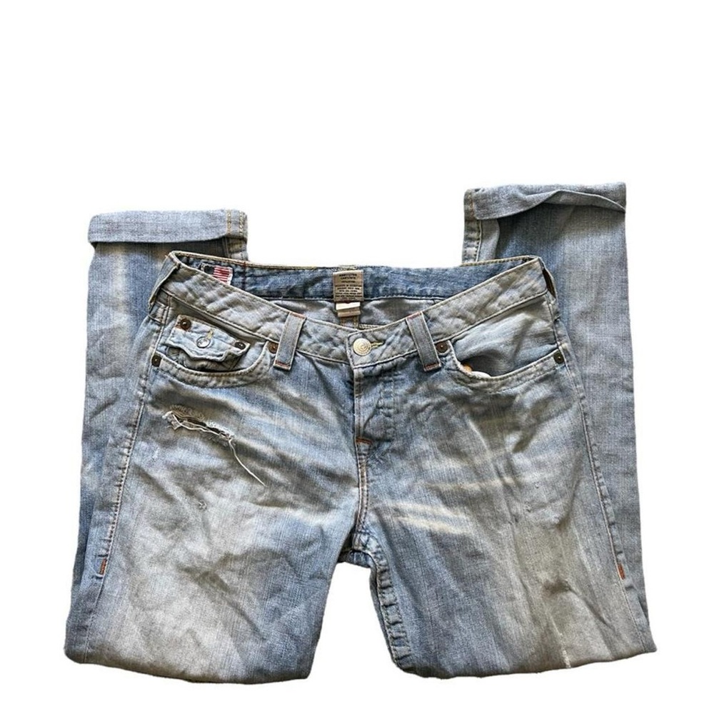 True Religion Light Blue Relaxed Jeans